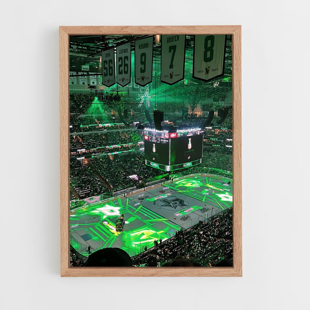 Poster Écho de la Glace – affiche Hockey sur glace (vue 4)